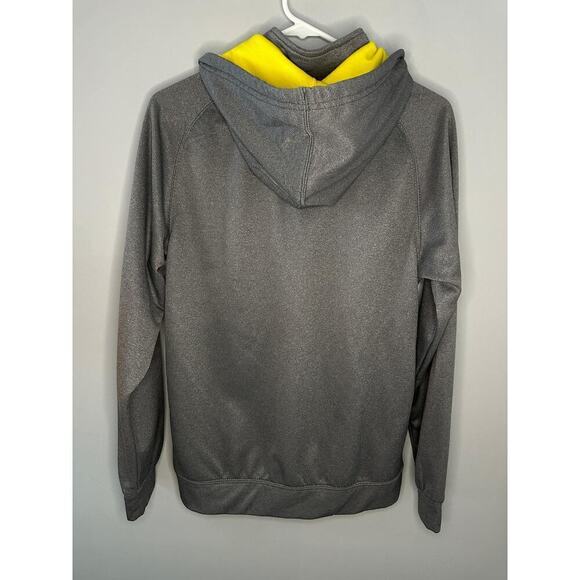 Threads 91 Michigan Long Sleeve Fleece Lined Hoodie Gray Men's Size S (34/36) - Picture 3 of 5
